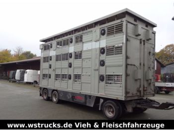 Finkl 3 Stock Ausahrbares Dach Vollalu Typ 2  - Remolque transporte de ganado