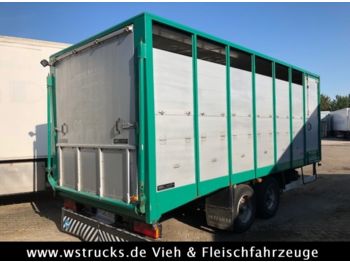 Finkl Tandem Einstock 10to  - Remolque transporte de ganado