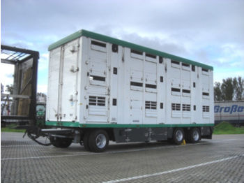 MENKE-JANZEN TFA 24 / 3 Stock / 3 Achsen  - Remolque transporte de ganado
