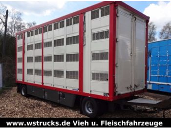Menke 4 Stock Ausahrbares Dach Vollalu  - Remolque transporte de ganado