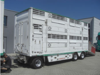 Pezzaioli 3 Stock Viehanhänger / Hubdach  - Remolque transporte de ganado