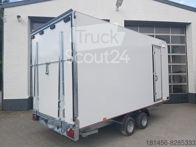 Remolque venta ambulante nuevo trailershop Mobile Werkstatt leer Rampe Seitentür 230V Licht: foto 2