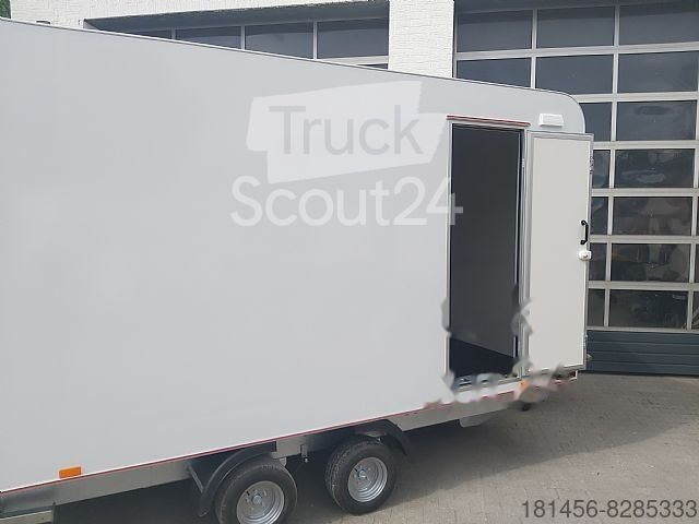 Remolque venta ambulante nuevo trailershop Mobile Werkstatt leer Rampe Seitentür 230V Licht: foto 3