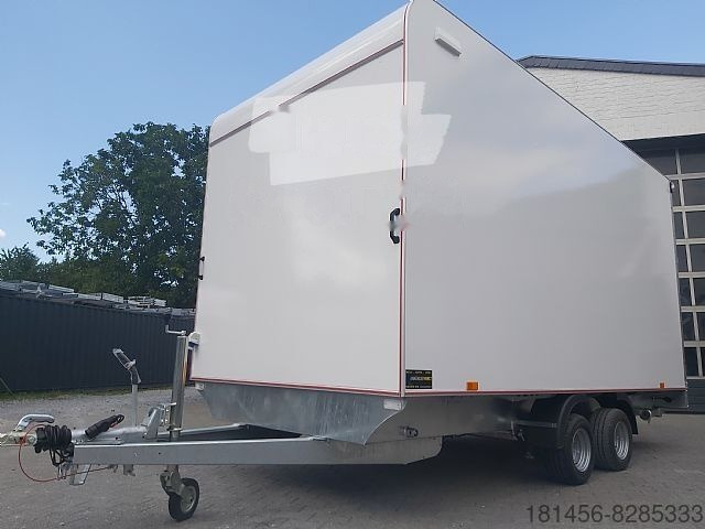 Remolque venta ambulante nuevo trailershop Mobile Werkstatt leer Rampe Seitentür 230V Licht: foto 8
