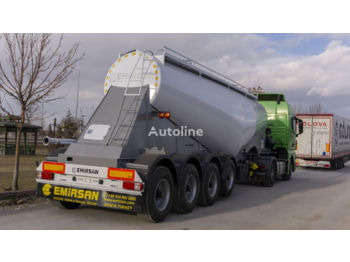 Semirremolque cisterna para transporte de cemento nuevo EMIRSAN 2022 4 Axle Cement Tanker Trailer: foto 1