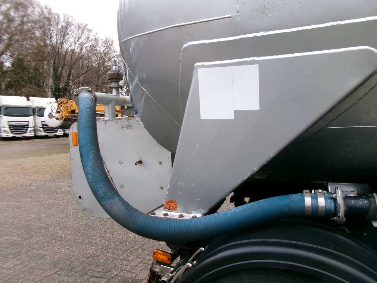 Leasing para Feldbinder Powder tank alu 38 m3 (tipping) Feldbinder Powder tank alu 38 m3 (tipping): foto 10