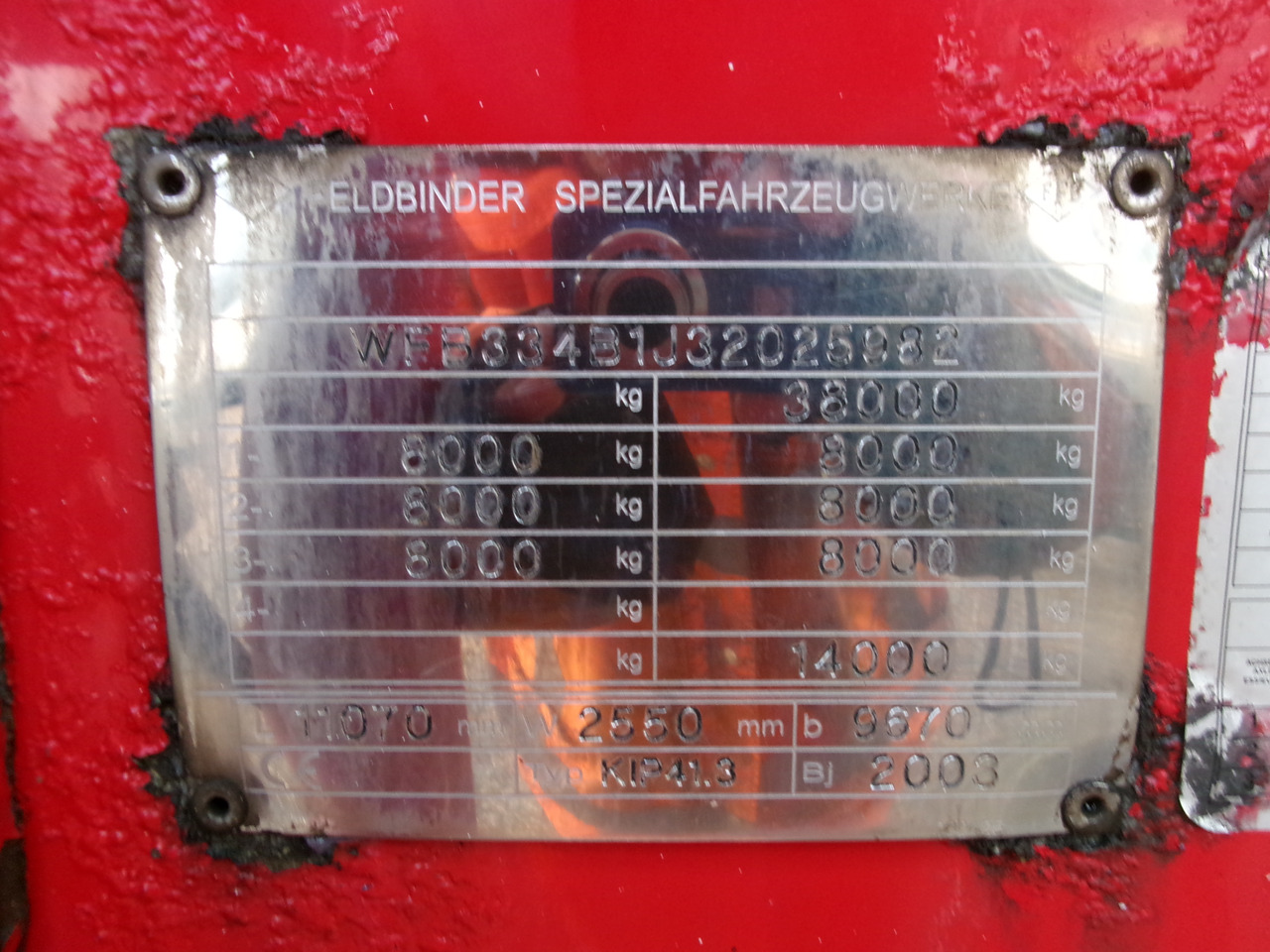Leasing para Feldbinder Powder tank alu 41 m3 (tipping) Feldbinder Powder tank alu 41 m3 (tipping): foto 21