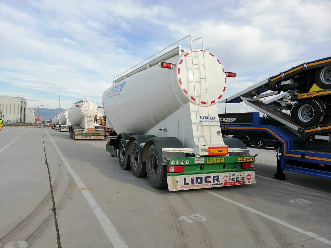 Semirremolque cisterna para transporte de cemento nuevo LIDER 2023 MODEL NEW CEMENT TANKER: foto 19
