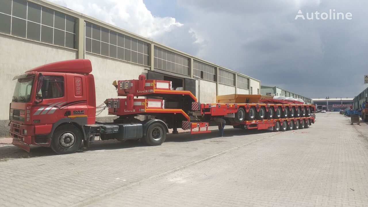 Semirremolque góndola rebajadas nuevo LIDER 2024 model 150 Tons capacity Lowbed semi trailer: foto 11