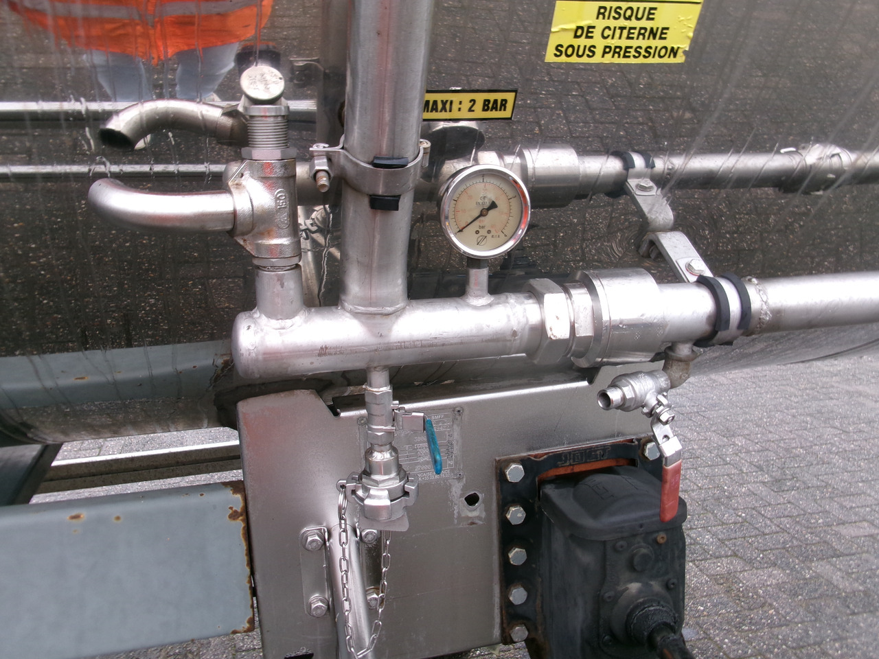 Semirremolque cisterna para transporte de substancias químicas Magyar Chemical tank inox 22.5 m3 / 1 comp ADR 29-05-2024: foto 12