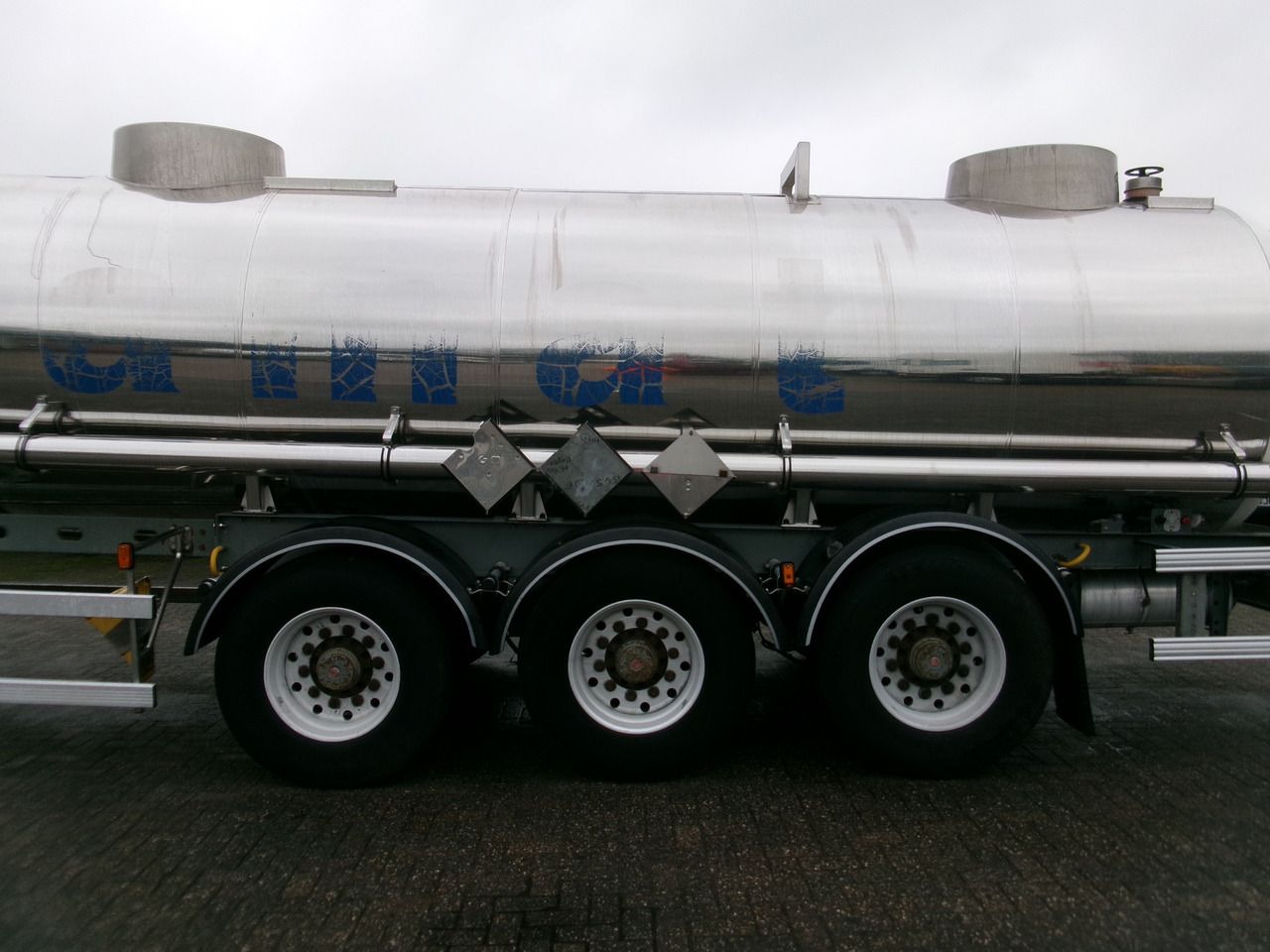 Semirremolque cisterna para transporte de substancias químicas Magyar Chemical tank inox 22.5 m3 / 1 comp ADR 29-05-2024: foto 5