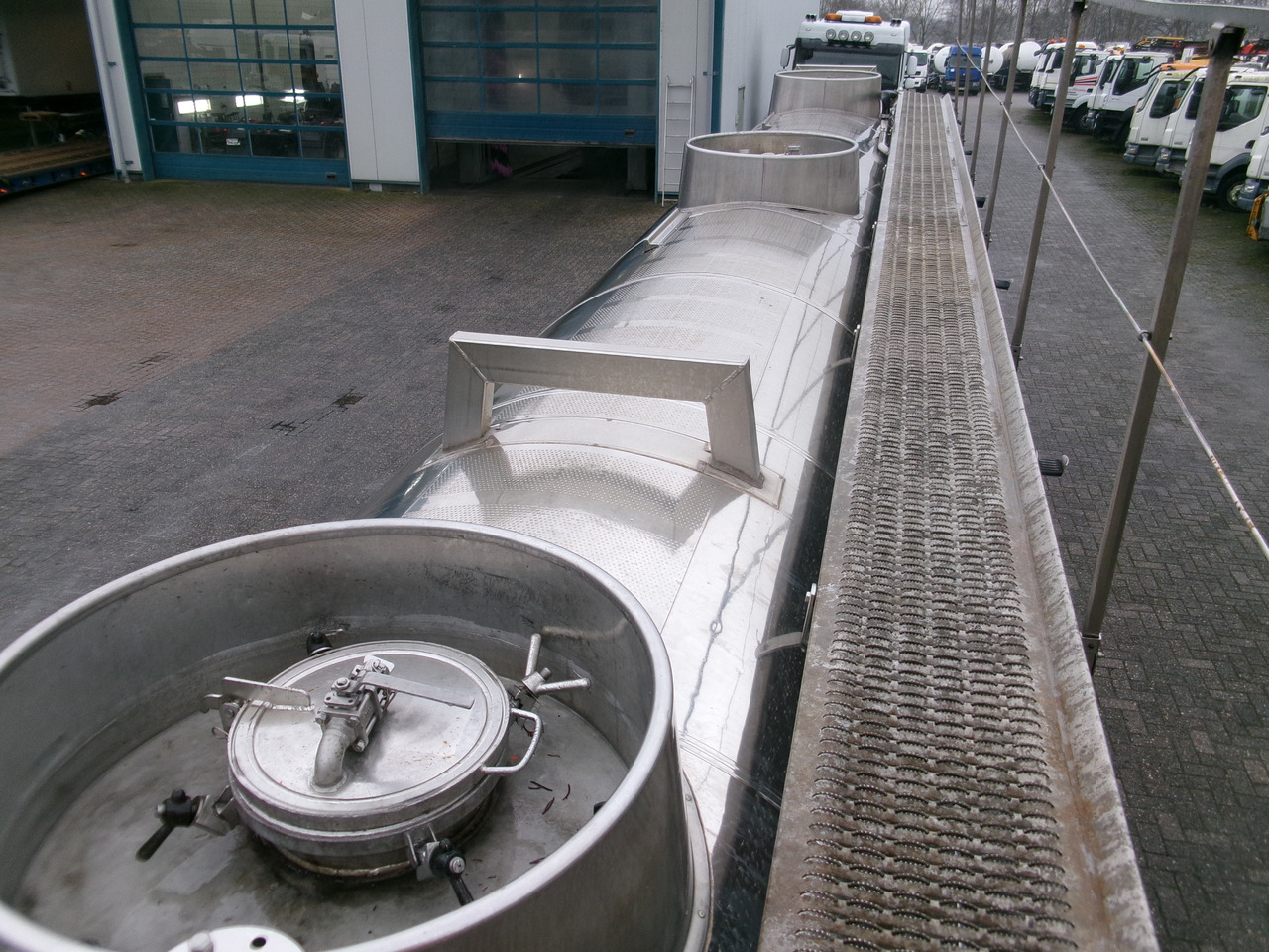 Semirremolque cisterna para transporte de substancias químicas Magyar Chemical tank inox 22.5 m3 / 1 comp ADR 29-05-2024: foto 15