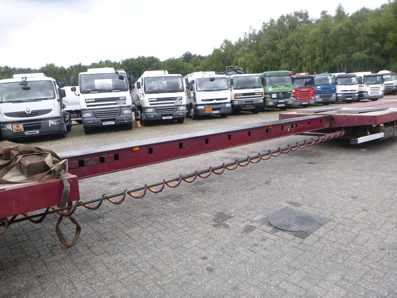 Semirremolque góndola rebajadas Nooteboom 3-axle semi-lowbed trailer extendable 14.5 m + ramps: foto 9