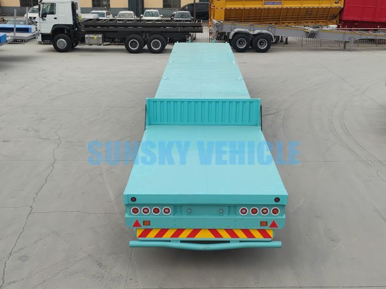 Semirremolque plataforma/ Caja abierta para transporte de materiales áridos nuevo SUNSKY 40FT Flatbed Trailer: foto 6