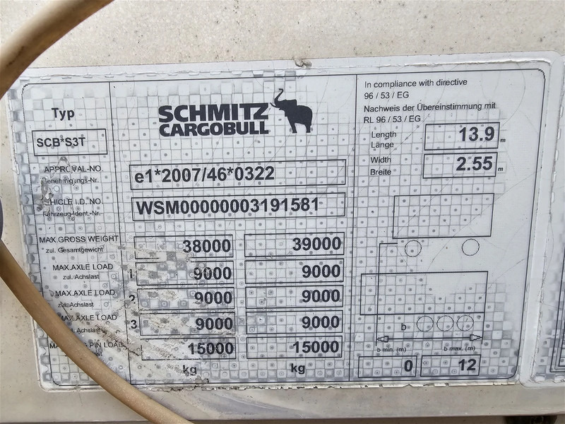 Semirremolque lona Schmitz Cargobull SCB - Lifting roof - sliding roof - Galvanised chassis: foto 14