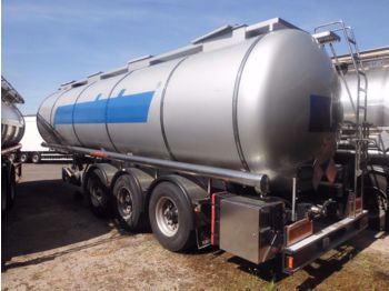 Feldbinder 3-Achs Auflieger 34 m³ V2A 7406 - Semirremolque cisterna
