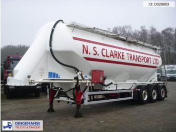 Feldbinder Bulk tank alu 49 m3 / 1 comp - Semirremolque cisterna