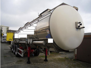 Feldbinder Edelstahltank V4 A + Lebensmittel+Chemie mit ADR - Semirremolque cisterna