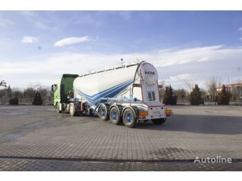 NOVA NEW CEMENT TANKER TRAILER WITH DIESEL COMPRESSOR 2023 - Semirremolque cisterna