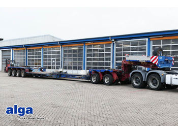 Scheuerle 4-Achser + Dolly, 95to., Tiefbett, gelenkt - Semirremolque góndola rebajadas