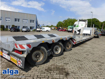 Scheuerle Tiefbett, verbreiterbar,gelenkt, Tüv 06-2018. - Semirremolque góndola rebajadas