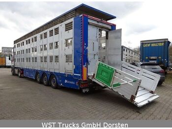 Semirremolque transporte de ganado Michieletto 3 Stock Vollausstattung Hubdach