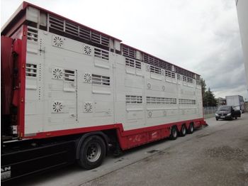 Pezzaioli SBA 31 3Stock  Vollausstattung GPS Top Zustand  - Semirremolque transporte de ganado