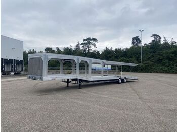 Semirremolque portavehículos Veldhuizen Be oplegger auto transporter 10 ton dubbel dekker: foto 1