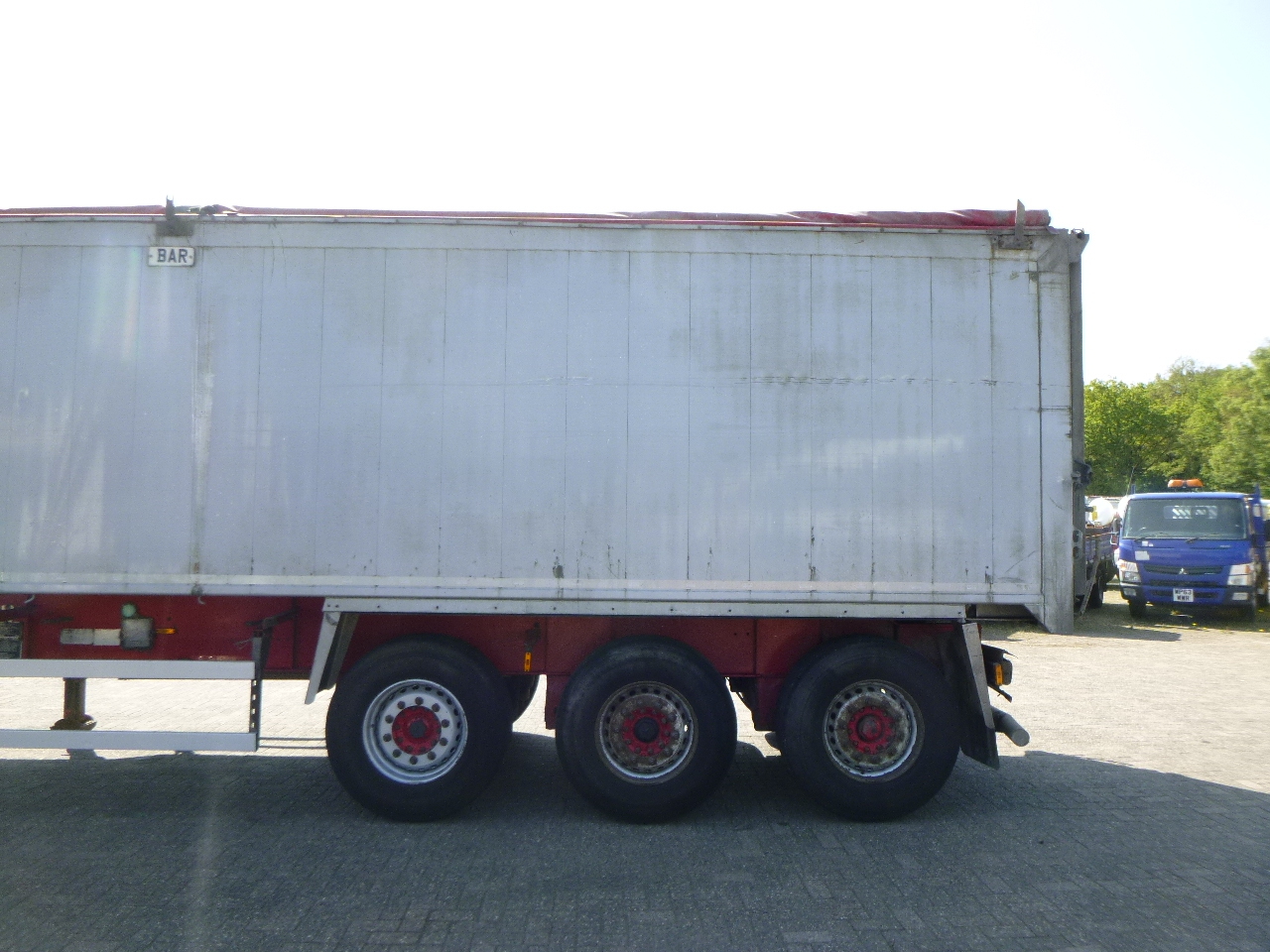 Semirremolque volquete Wilcox Tipper trailer alu 55 m3 + tarpaulin: foto 5