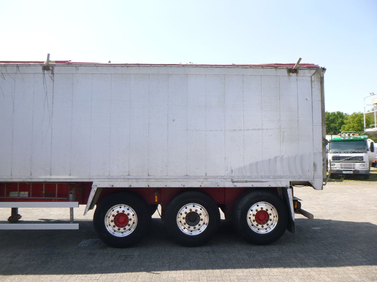 Semirremolque volquete Wilcox Tipper trailer alu 55 m3 + tarpaulin: foto 5