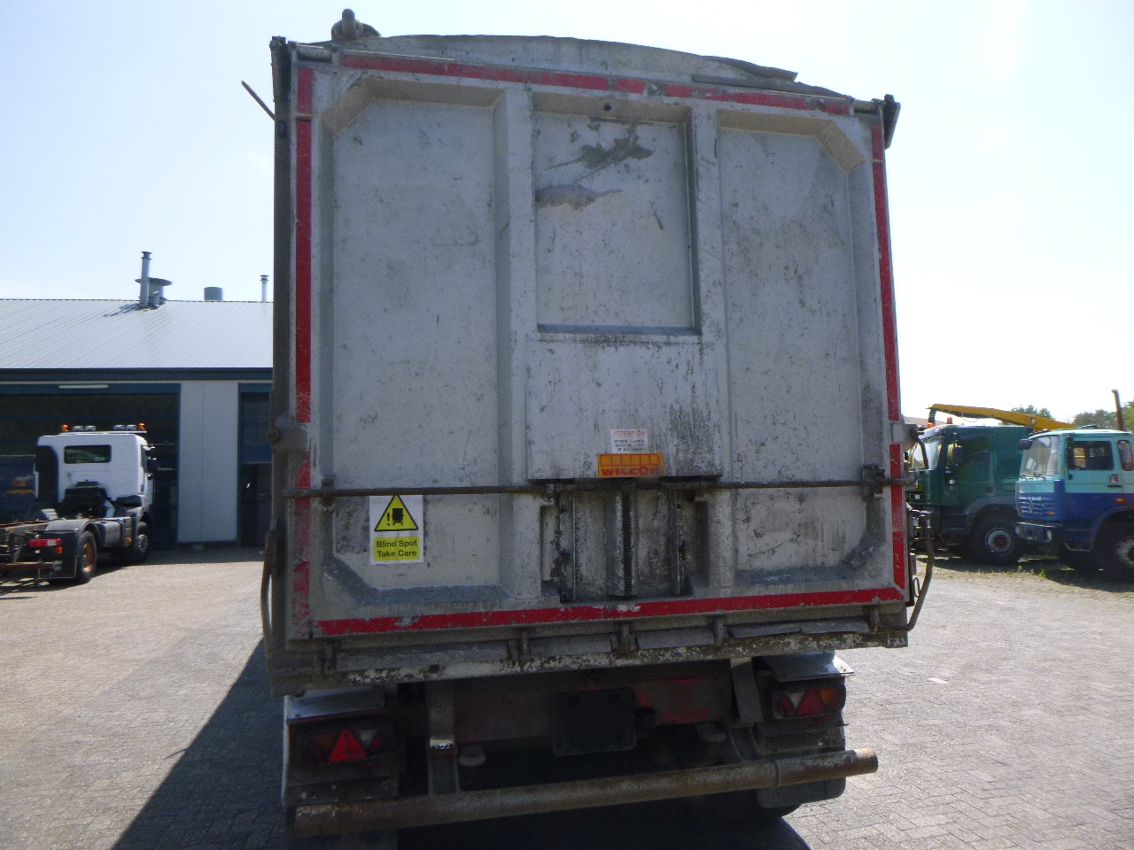 Semirremolque volquete Wilcox Tipper trailer alu 55 m3 + tarpaulin: foto 6