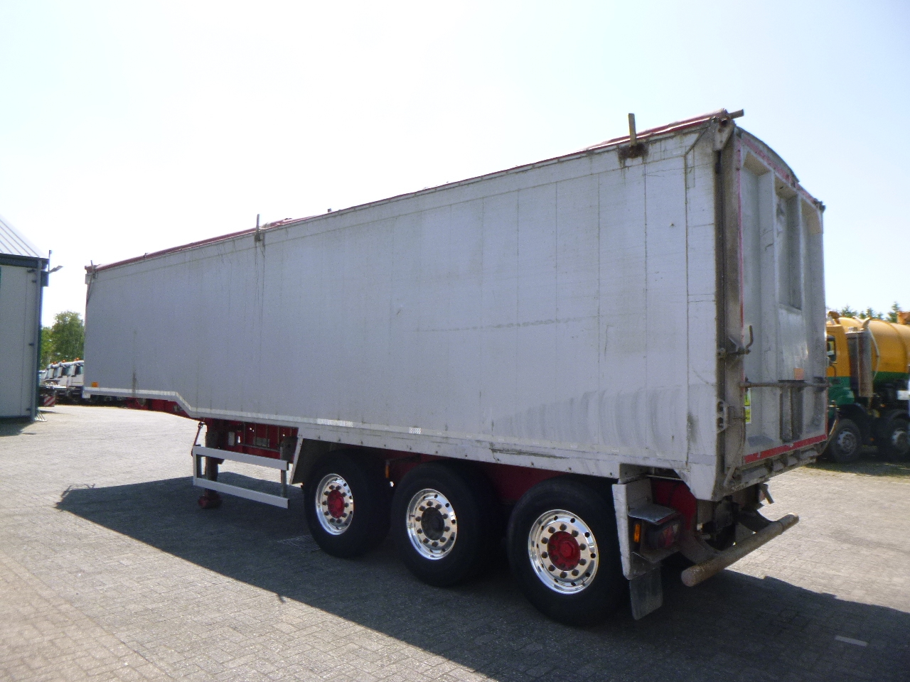 Semirremolque volquete Wilcox Tipper trailer alu 55 m3 + tarpaulin: foto 3