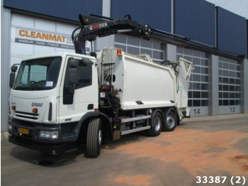 Ginaf C 3127 N met Hiab 21 ton/mtr laadkraan - Camión de basura
