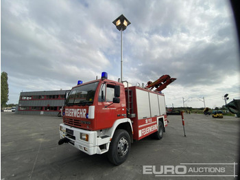  Steyr 4WD Fire Truck, Palfinger PK7000 Crane, Manual Gearbox, Front Winch, Generator, Light Tower (German Reg. Docs. Service History and Manuals Available) - Camión de bomberos