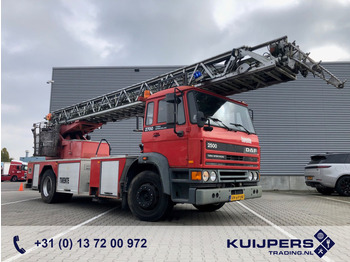 Camión de bomberos DAF 2500 / Magirus Ladder 30 mtr + Korf / Ladder Truck - Arbeitsbuhne / Fire Truck: foto 1