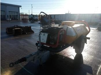  Brendon Bowsers Single Axle Plastic Water Bowser, Yanmar Pressure Washer - Hidrolimpiadora