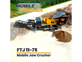 FABO FTJ 11-75 MOBILE JAW CRUSHER 150-300 TPH | AVAILABLE IN STOCK - Trituradora móvil: foto 1