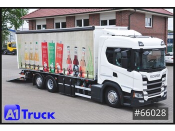 SCANIA 410 G 6x2,, Getränke, LBW, Lift-Lenkachse - Camión transporte de bebidas: foto 1