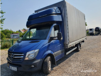 Mercedes-Benz SPRINTER 319 3,0V6 PLANDEKA 10 PALET KLIMA WEBASTO NAVI [ Copy ] - Furgoneta con lona: foto 1