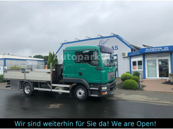 Camión caja abierta, Camión grúa MAN TGL 8.180 4x2 Kran Hiab Tempomat: foto 2