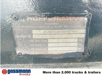 Remolque multilift/ Portacontenedores de cadenas Hüffermann HSA 18.70 Schlittenabroller: foto 3