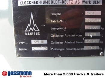 Camión de bomberos, Camión grúa Magirus Deutz Magirus Uranus 250D 22 KW16: foto 4