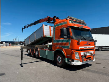 Camión grúa Volvo FM500 8x2*6 Crane HMF 2620 K5 Pendel Tipper: foto 2