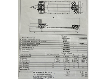 Semirremolque góndola rebajadas EMTECH 2 osiowa PCN 18 TIEFBETT Zagłębiana Rozciągana Oś Skrętna UNIKAT: foto 5 Semirremolque góndola rebajadas EMTECH 2 osiowa PCN 18 TIEFBETT Zagłębiana Rozciągana Oś Skrętna UNIKAT: foto 5
