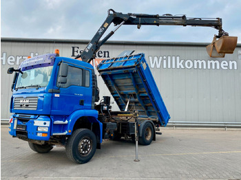 Camión volquete, Camión grúa nuevo MAN TGA 18.360 4x4H BL Hiab Kran*Dautel Kipper*Klima MAN TGA 18.360 4x4H BL Hiab Kran*Dautel Kipper*Klima: foto 2