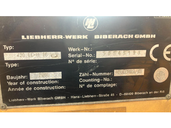 Leasing para Liebherr 420 EC-H 16  Liebherr 420 EC-H 16: foto 2