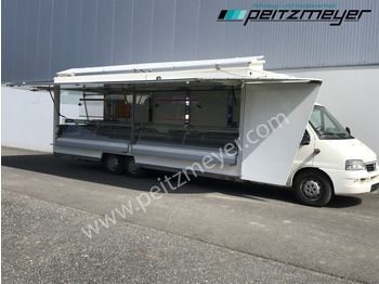 Camión tienda IVECO FIAT (I) Ducato Verkaufswagen 6,5 m - Motor neu vor 21 TKM + Kühltheke, Fritteuse: foto 2