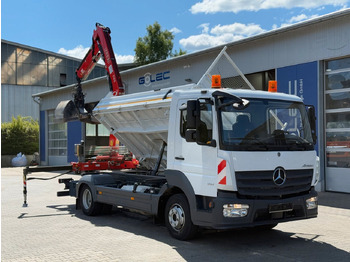 Camión grúa Mercedes-Benz ATEGO 818 4x2 Euro 6 Kipper Kran FASSI F65B.0.22: foto 2