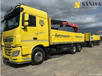 Camión caja abierta DAF XF 480/HMF 2530 L-CR Kran/Lenk/Lift/Baustoff: foto 3 Camión caja abierta DAF XF 480/HMF 2530 L-CR Kran/Lenk/Lift/Baustoff: foto 3