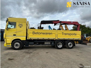 Camión caja abierta DAF XF 480/HMF 2530 L-CR Kran/Lenk/Lift/Baustoff: foto 4 Camión caja abierta DAF XF 480/HMF 2530 L-CR Kran/Lenk/Lift/Baustoff: foto 4